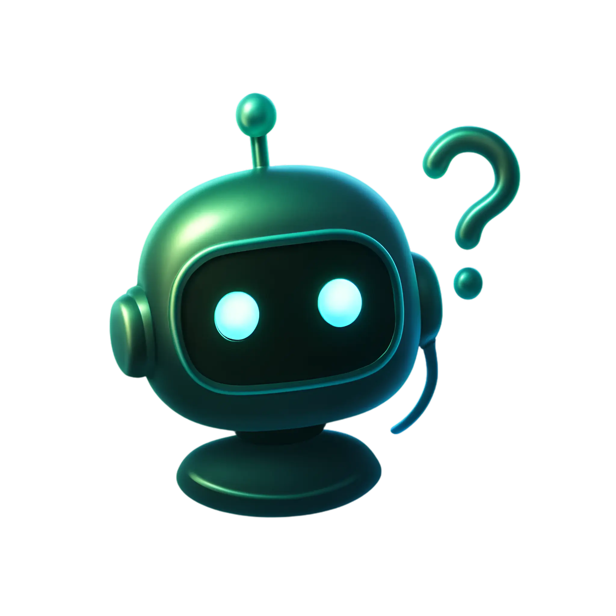 FAQ Robot Mascot